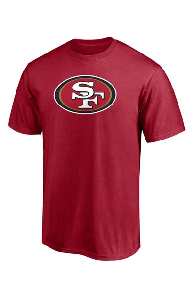 Fanatics Men's George Kittle Scarlet San Francisco 49ers Player Icon Name And Number T-shirt
