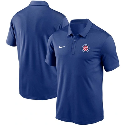 Nike Men's Royal Chicago Cubs Team Logo Franchise Performance Polo Shirt