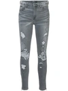 Amiri Thrasher Skinny Jeans In Grey
