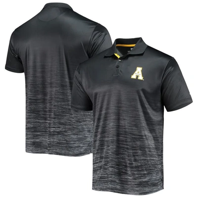 Colosseum Men's Black Appalachian State Mountaineers Marshall Polo