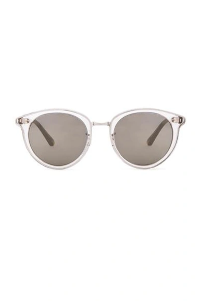Oliver Peoples Dore Sunglasses In Animal Print,white