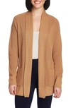 Chaus Open Front Long Cardigan In Light French Truf