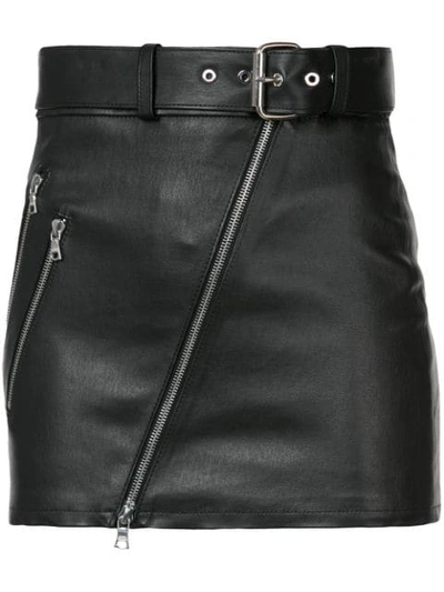 Amiri Moto Skirt In Black