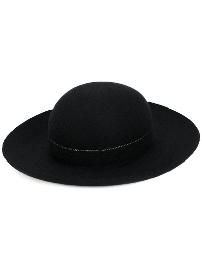 Comme Des Garçons Comme Des Garçons Round Hat In Black
