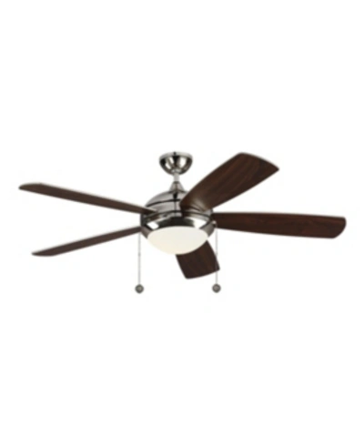 Monte Carlo The  52" Discus Classic Ceiling Fan In Polished Nickel