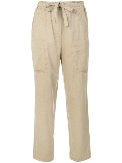 Dorothee Schumacher Drawstring Waistband Cropped Trousers - Neutrals
