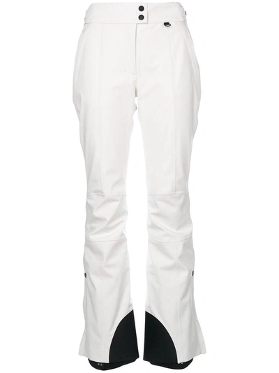 Moncler Bootcut Ski Pants In White