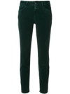 Closed Cropped Trousers - Green