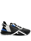 Fendi Flow Low-top Sneakers In Grey,black,blue