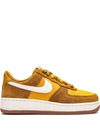 Nike Air Force 1 '07 Se "first Use" Sneakers In Gold Suede/sail/university Gold