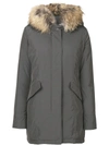 Woolrich Hooded Down Midi Coat