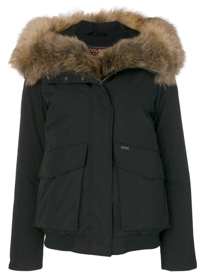 Woolrich Hooded Jacket - Black