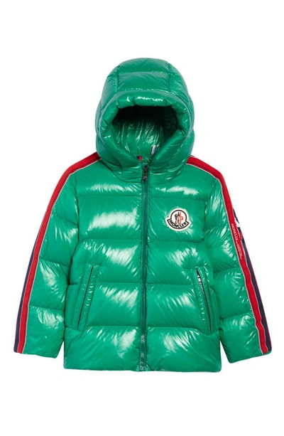 Moncler Kids' Dincer Quilted Down Puffer Jacket In 845 Pastel Green