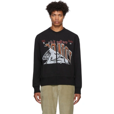 Our Legacy Mens Collage School Print Slashed Base Graphic-print  