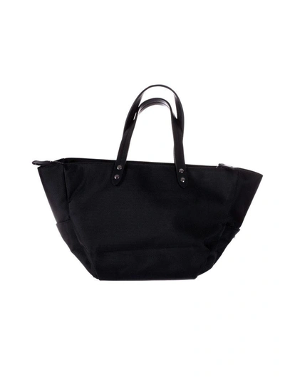 Woolrich Top Handle Small Tote In Black