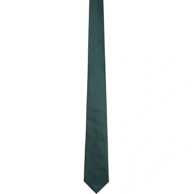 Burberry Green Silk Classic Cut Tie In Dark Forest Green | ModeSens