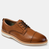 Thomas & Vine Fremont Mens Genuine Leather Leather Derby Shoes In Cognac
