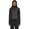 Nike Therma-fit Aerolayer Synthetic-fill Full-zip Vest In Black
