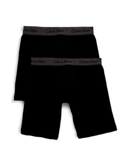 Calvin Klein Basic Boxer Shorts Set In Black