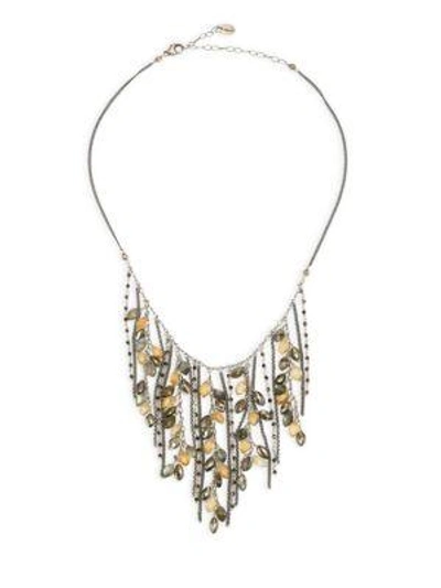 Chan Luu Pyrite Mix Fringe Sterling Silver Necklace