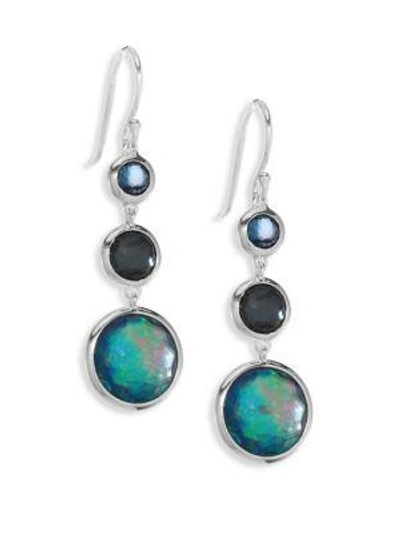Ippolita Lollipop Lollitini Sterling Silver & Multi-stone Triple-drop Earrings