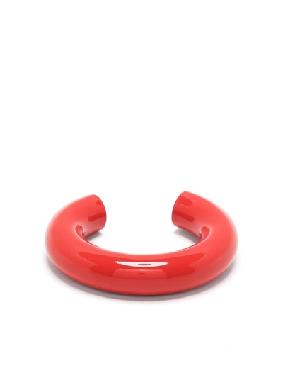 Uncommon Matters Swell Chunky Bangle Bracelet In Rot