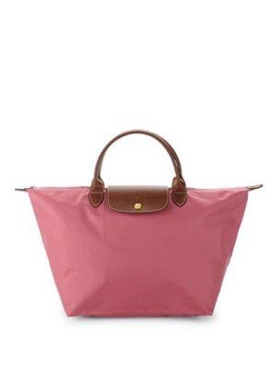 Longchamp Le Pliage Top Handle Bag In Pink