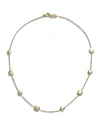 Ippolita Classico Short 18k Yellow Gold Hammered Pinball Multi-station Chain Necklace