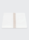 Matouk Astor Braid Duvet Cover, Full-queen In Dune