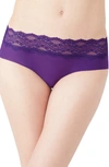 B.tempt'd By Wacoal Lace Kiss High-leg Briefs In Vintage Indigo