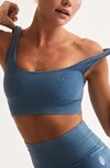 Free People Fp Movement Karma Square Neck Sports Bra In Coastline