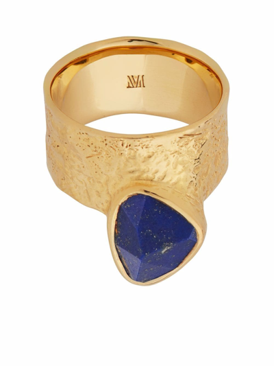 Monica Vinader 18ct Gold Plated Vermeil Silver Deia Lapis Odyssey Ring