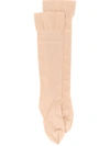 Wolford Individual 10 Denier Knee-high Socks In Caramel