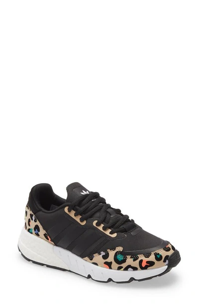 Adidas Originals Adidas Women's Originals Zx 1k Boost Recycled Casual Shoes In Black/ Black/ St Pale Nude