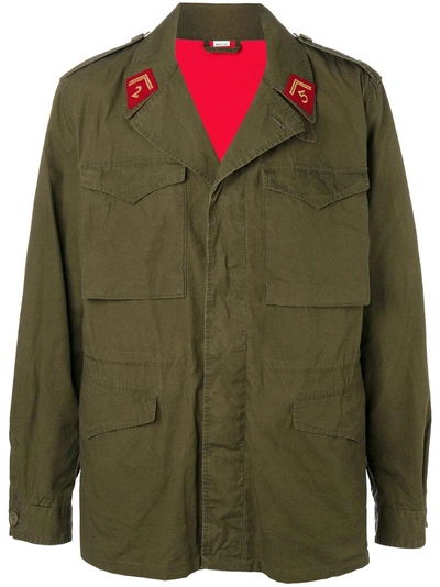 Gucci Army Green Cotton Jacket