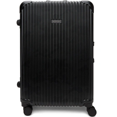 Master-piece Co Black Trolley Suitcase