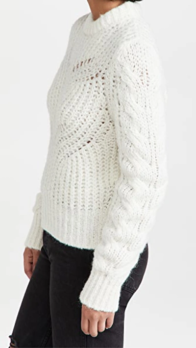 Iro Quane Knitwear In White Acrylic