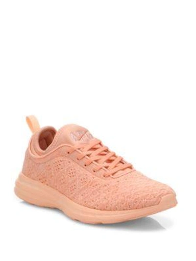 Apl Athletic Propulsion Labs Techloom Phantom Sneakers In Peach