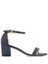 Stuart Weitzman Simple Sandals In Blue