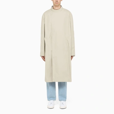 Loewe Stone Grey Tunic Trench Coat