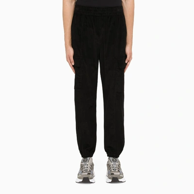 Marcelo Burlon County Of Milan Black And White Jogging Trousers