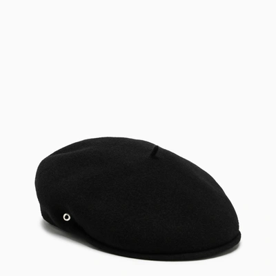 Marine Serre Black Classic Cap