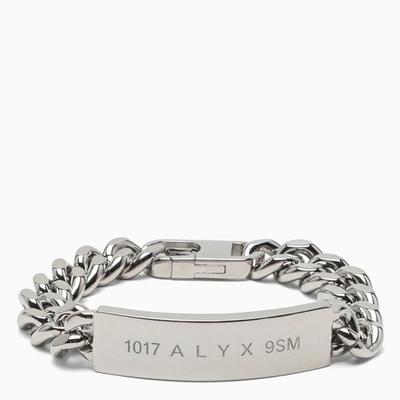1017 A L Y X 9sm Chain Bracelet With Logo Plaque In Metal