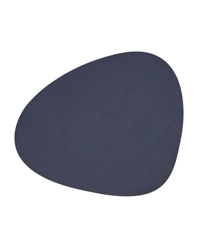 Linddna Set Of 4 Hippo Placemats (37cm X 44cm) In Navy