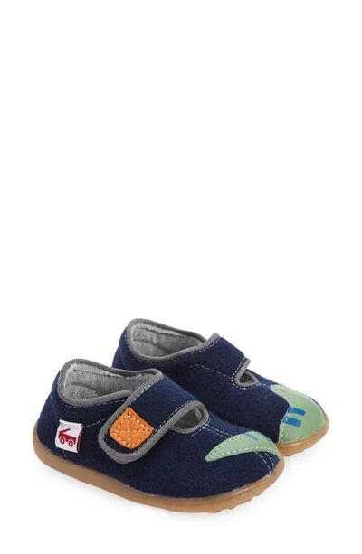 See Kai Run Boys' Cruz Ii Dino Play Shoes - Walker, Toddler, Little Kid In Navy Dino