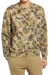 Ag Arc Sweatshirt In Hidden Bloom Green Multi