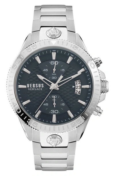 Versus Griffith Chronograph Bracelet Watch In Stainless Steel