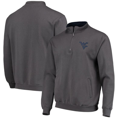 Colosseum Men's Charcoal West Virginia Mountaineers Tortugas Logo Quarter-zip Jacket