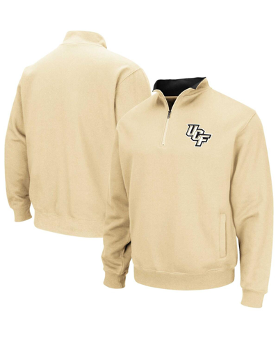 Colosseum Men's  Gold Ucf Knights Tortugas Quarter-zip Sweatshirt