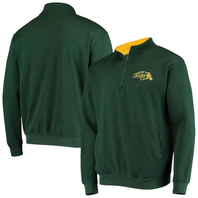 Colosseum Men's Green Ndsu Bison Tortugas Logo Quarter-zip Jacket